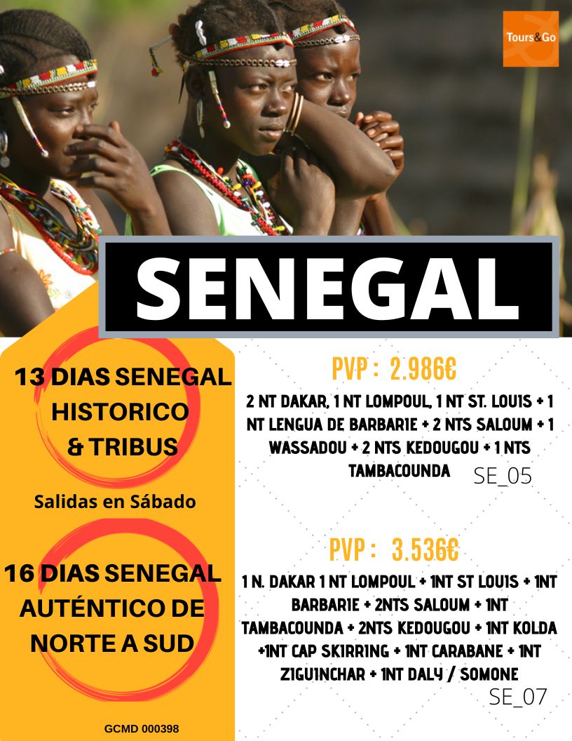SENEGAL AUTENTICO DE 13/16 DIAS 