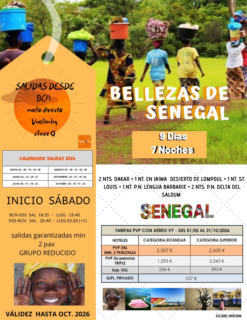   BELLEZAS DE SENEGAL 